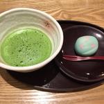 抹茶　和菓子付(京都 つる家 茶房)