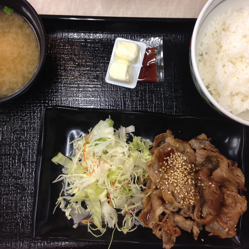 カルビ定食(吉野家 134号線江ノ島店)