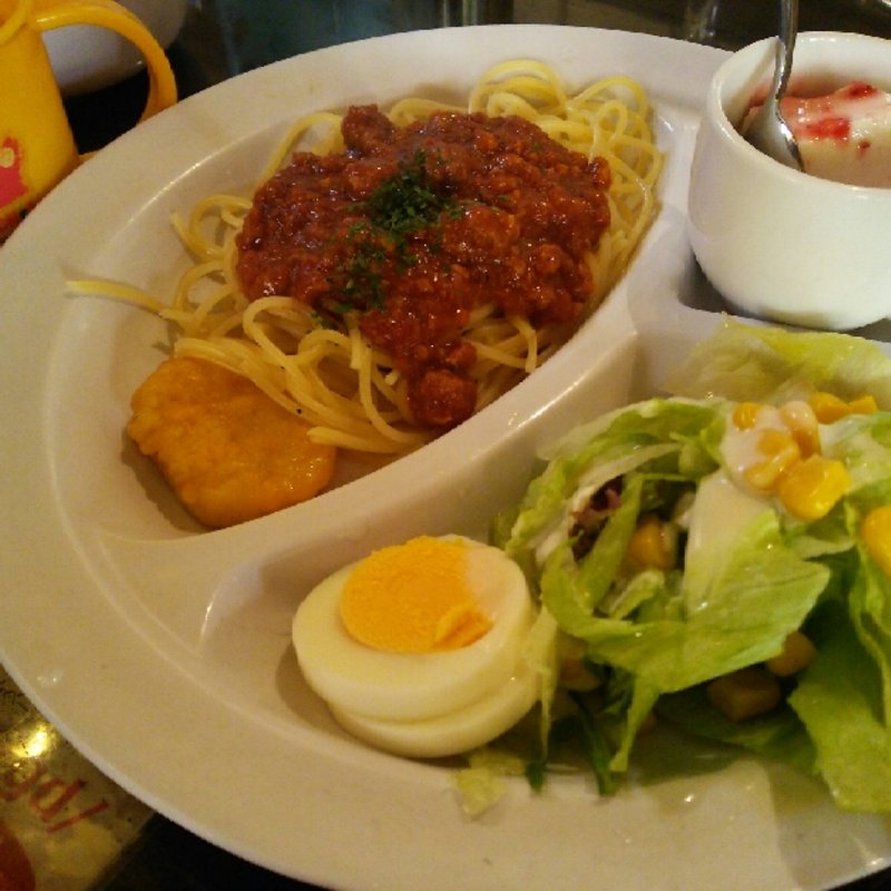 ちびっこプレート スパゲティ（ミートソース）(グラスデイ 岩瀬店 )