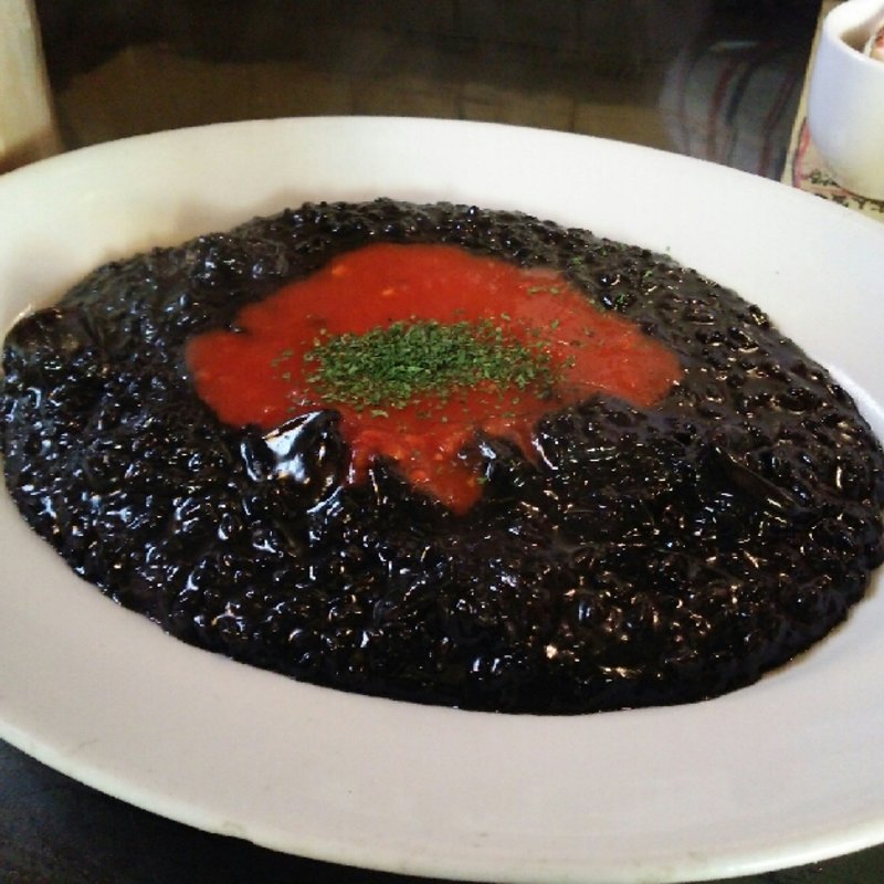 イカスミのリゾット(グラスデイ 岩瀬店 )