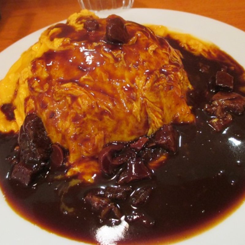 kobaloオムライス(大盛り) (食堂こばこ)