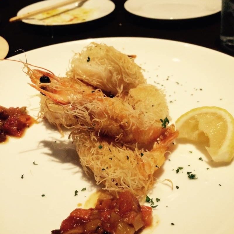 プリプリ海老のフリット(マヨジンソース)(イタリアンダイニング ペスカ 北新地店)