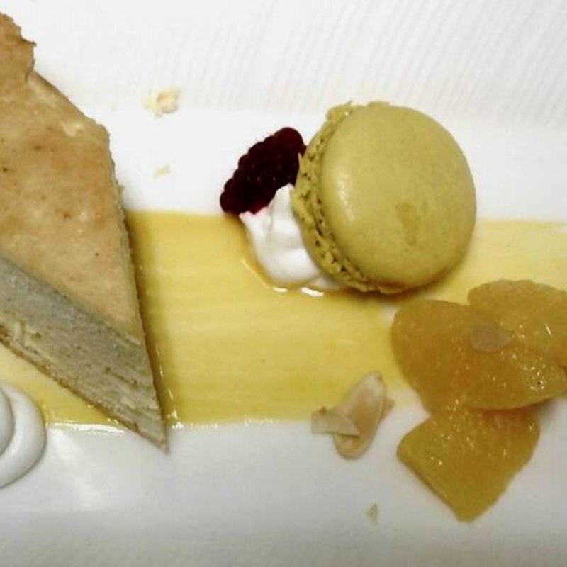 オレンジチーズケーキセット(中国料理 「王朝」 ヒルトン大阪 （オウチョウ）)