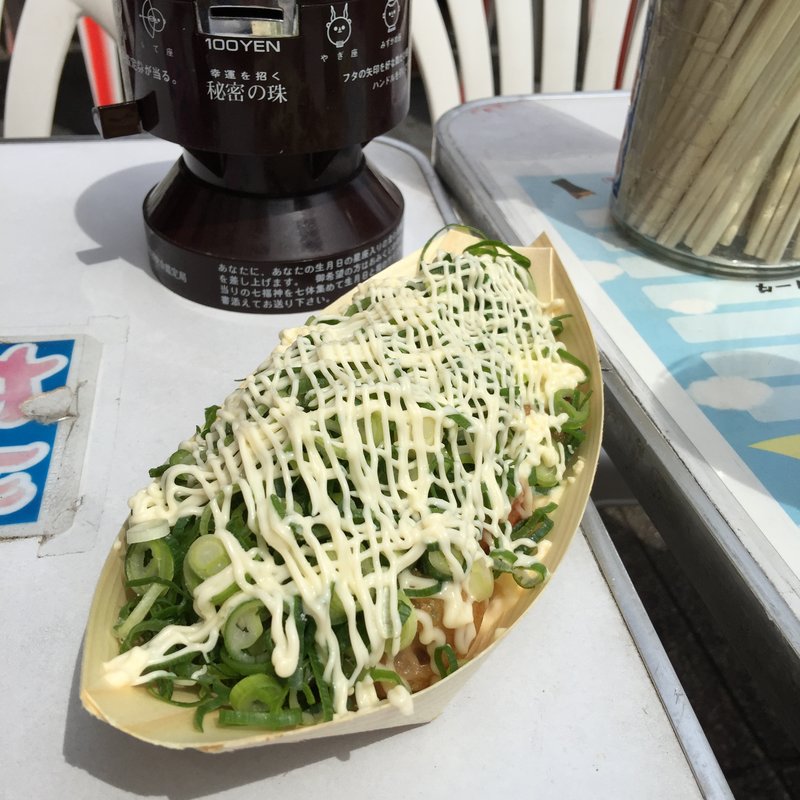 ネギ塩大盛り(たこ焼きしらんがな　通天閣新世界店)