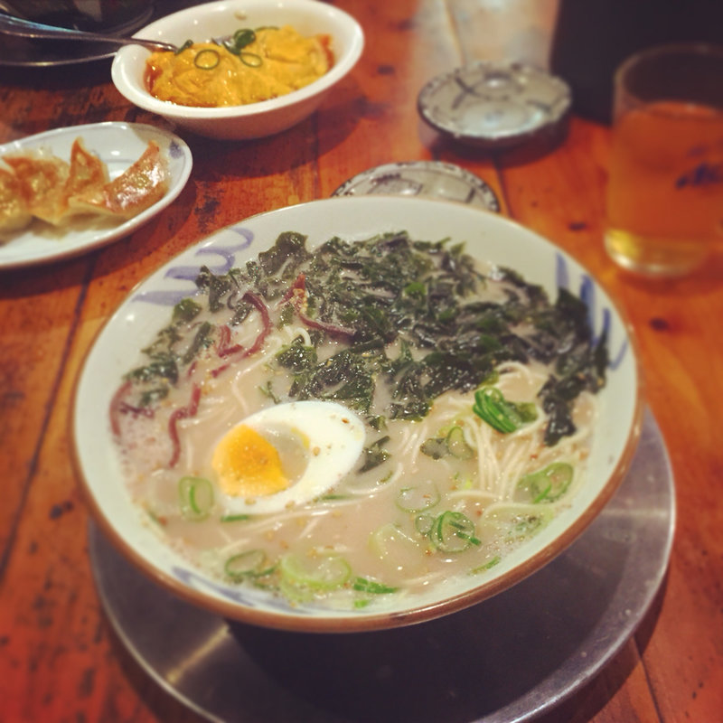 並ラーメン(久留米 大砲ラーメン)