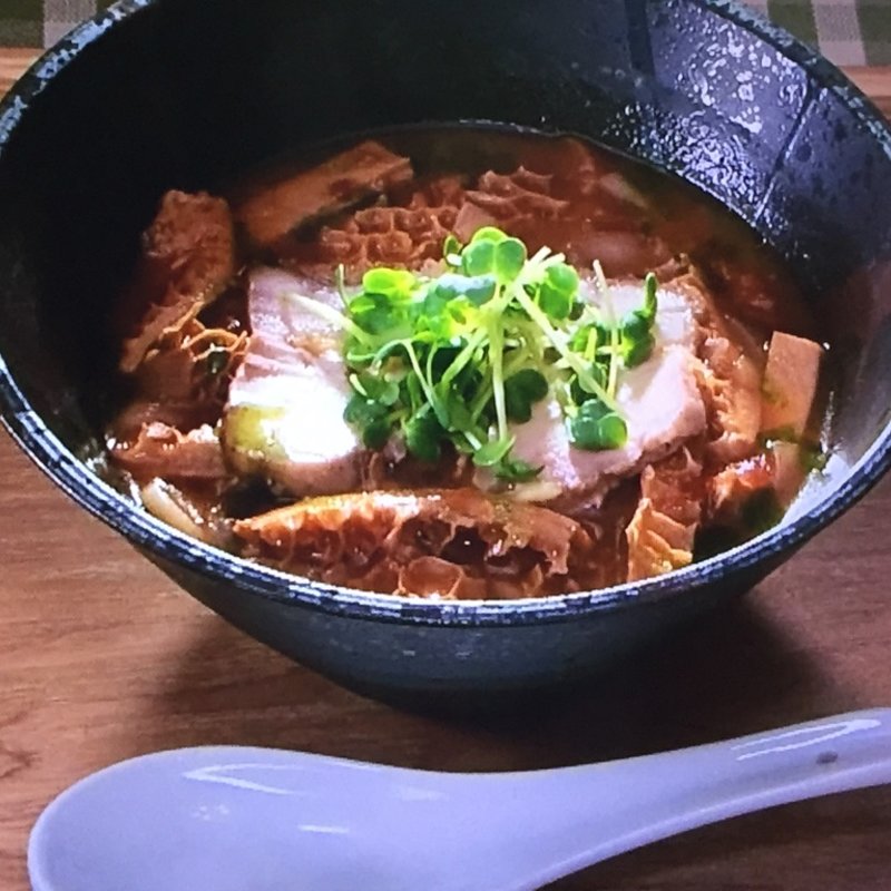 濃厚とまとトリッパ麺(麺屋シマフクロウ )