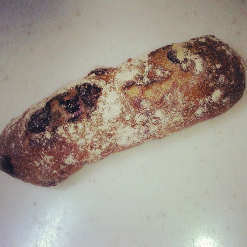 赤ワインにつけたブルーベリー、クランベリー(griotte)