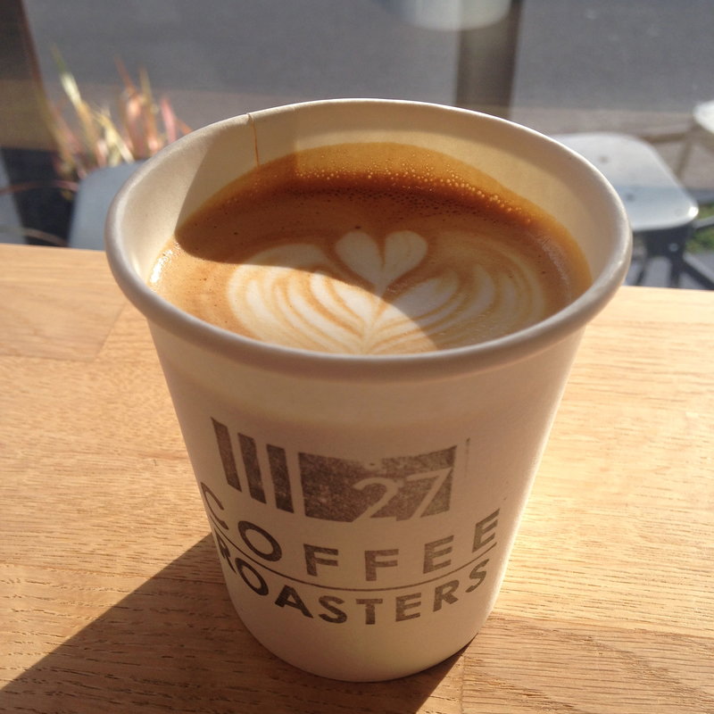 ハートのカプチーノ(27 COFFEE ROASTERS TSUJIDO 本店)