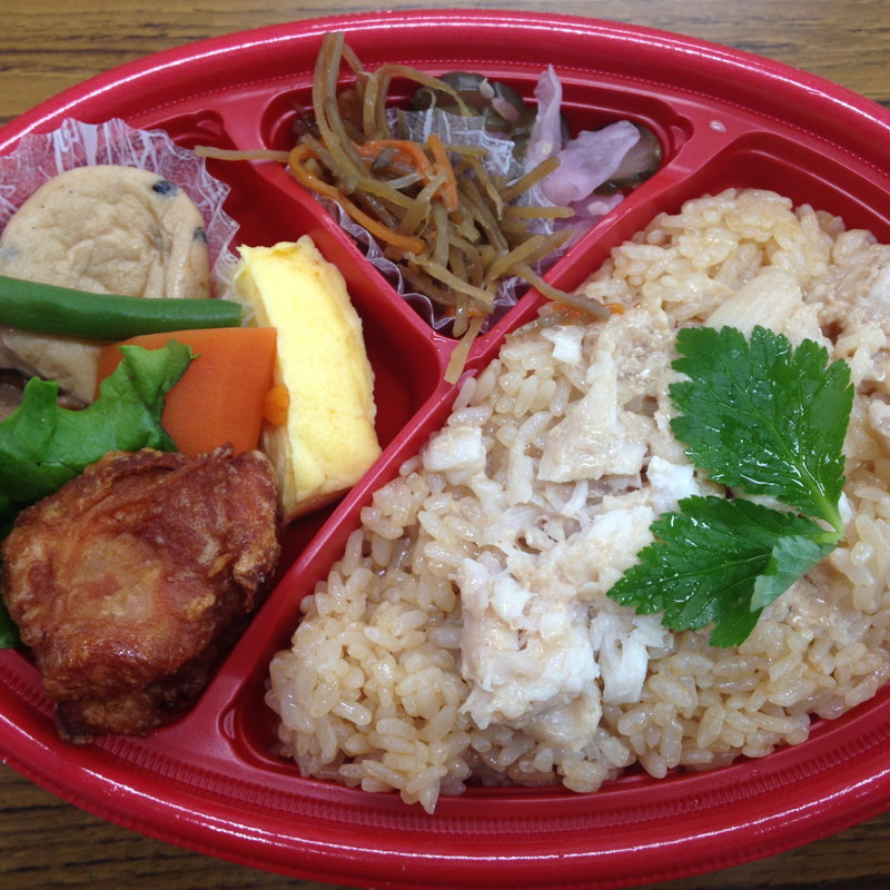 鯛めし弁当(ふじやす食堂)