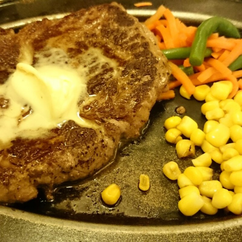 ロースステーキセット(紅矢 立川北口店)