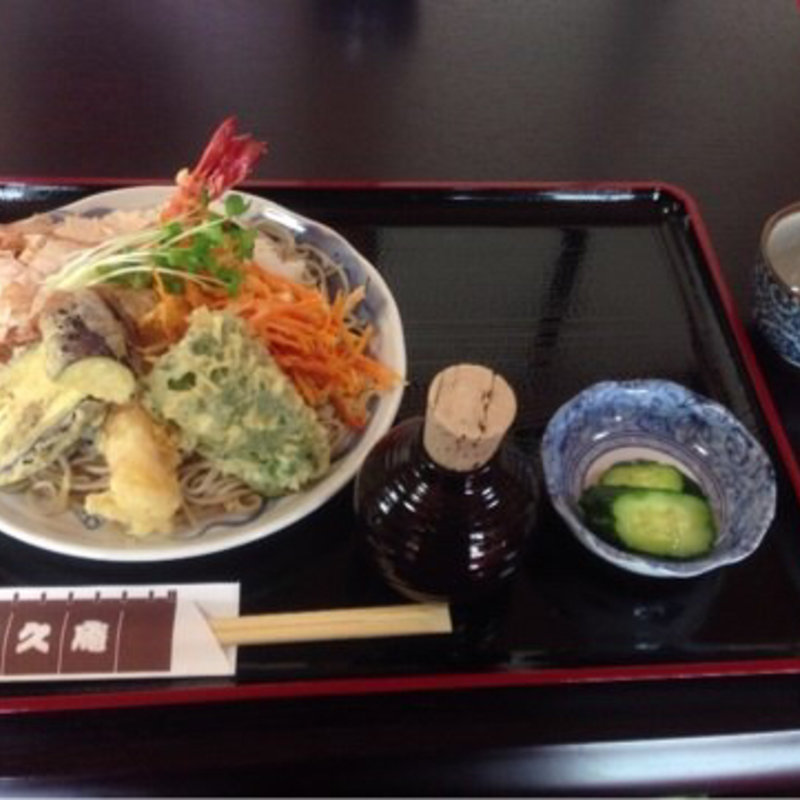 鬼おろし天ぷらぶっかけそば(悠久庵)