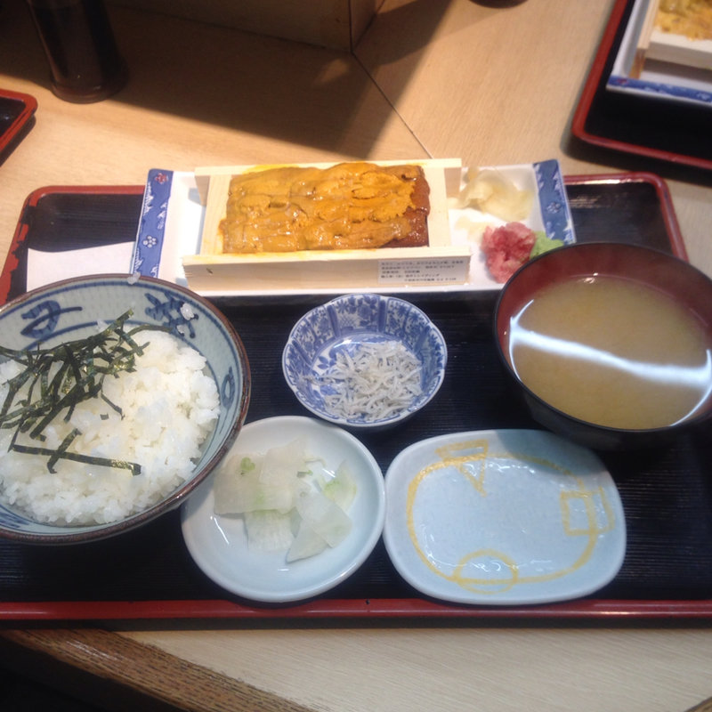 ウニ定食(鈴木水産)