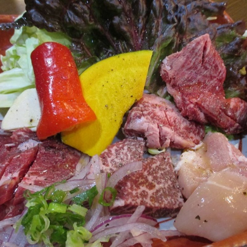 元気盛定食(陶板焼肉 てん、てん)