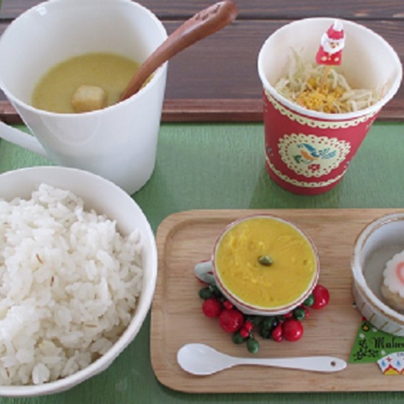 クリスマスのおひるごはん(あずきなこ)