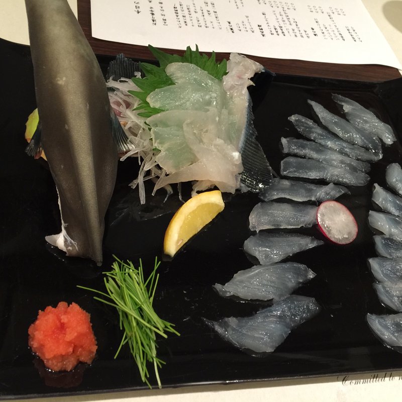 カワハギお造り(小料理・鮨 だいわ 平野町店 )