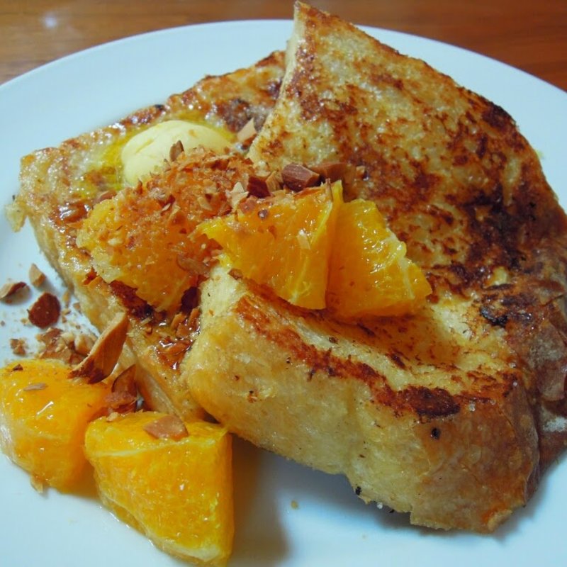 オレンジとバターのフレンチトースト(GARDEN HOUSE Kamakura ガーデンハウス鎌倉)