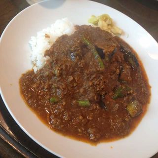 なすのキーマカレー(もりやま屋)