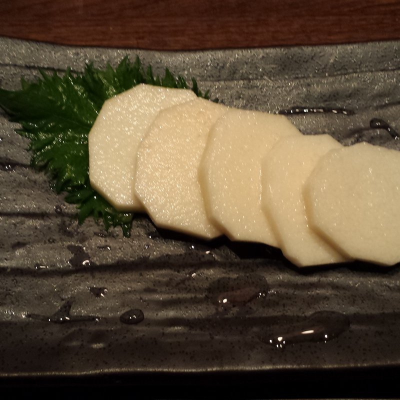 長いもの浅漬け(博多 もつ楽)