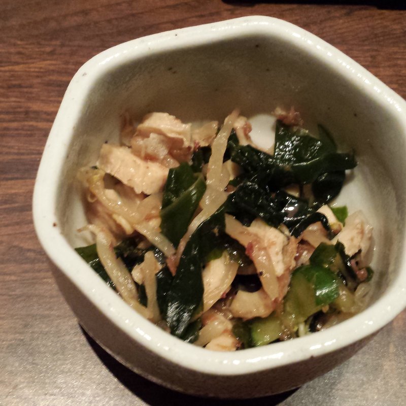 小松菜和え(博多 もつ楽)