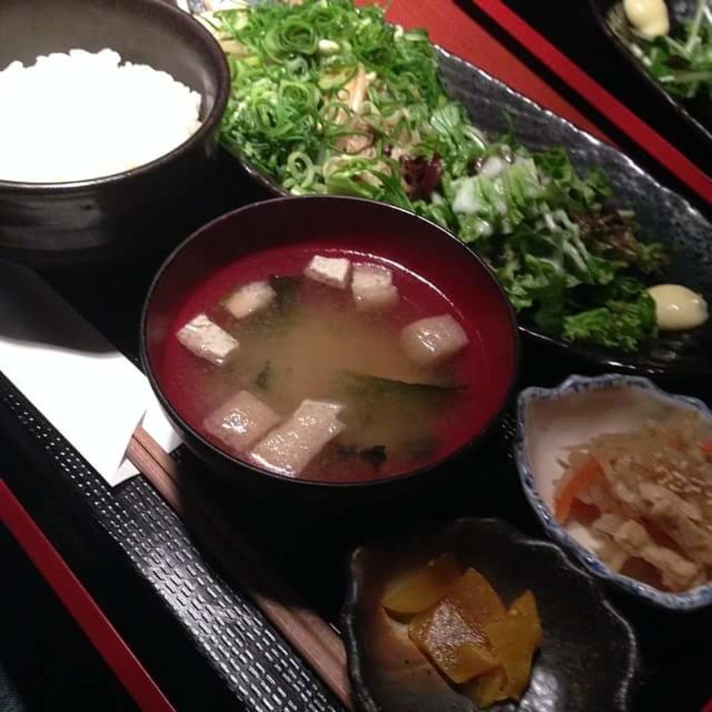 鶏ネギ塩定食(囲みや)