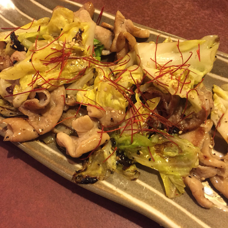 塩モツ炒め(寿司酒家七福食堂)