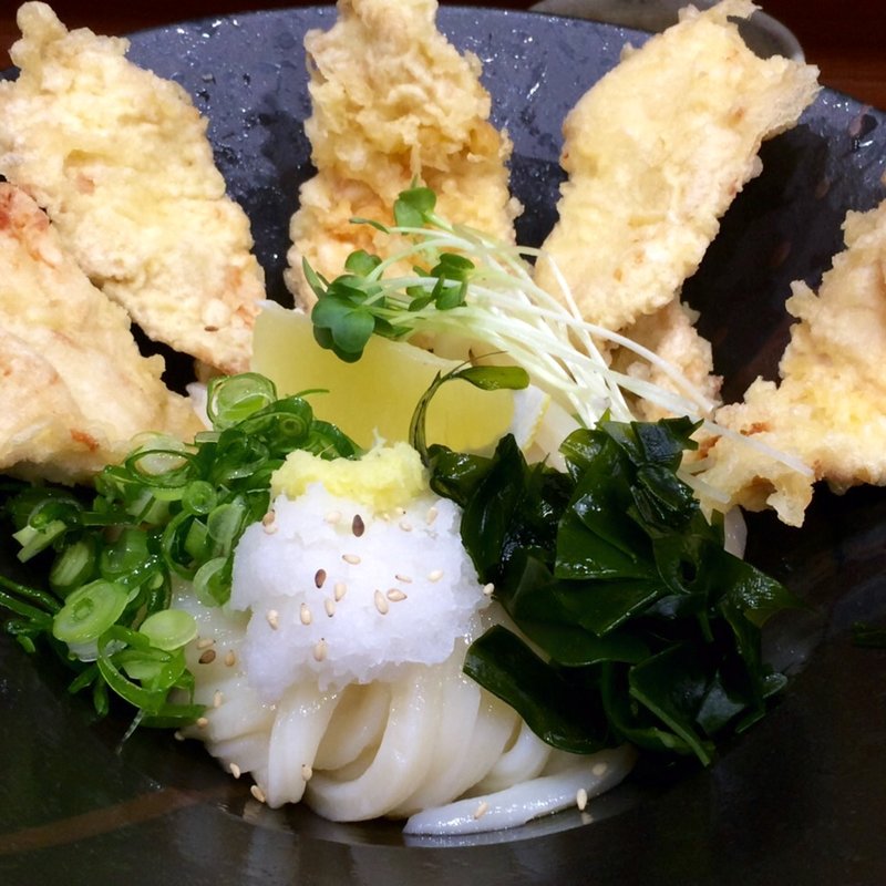 かしわ天ぶっかけ(千舟屋(ちぶねや))