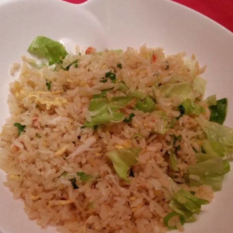 蟹肉とレタスの炒飯(堂島ホテル 中国料理 瑞兆)