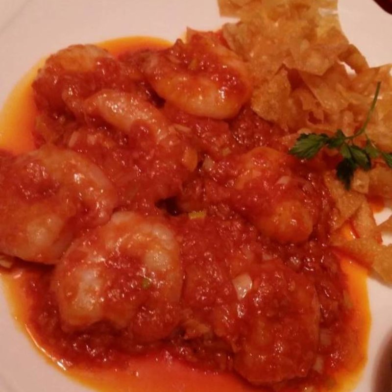 海老のチリソース煮(堂島ホテル 中国料理 瑞兆)
