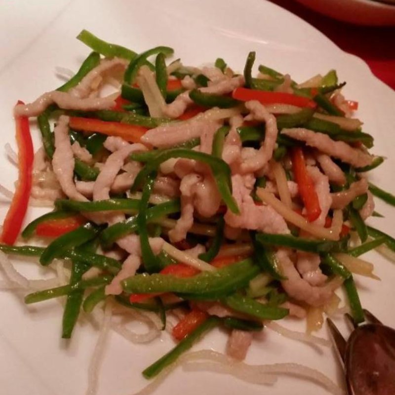 豚肉の細切りとピーマンの炒め(堂島ホテル 中国料理 瑞兆)