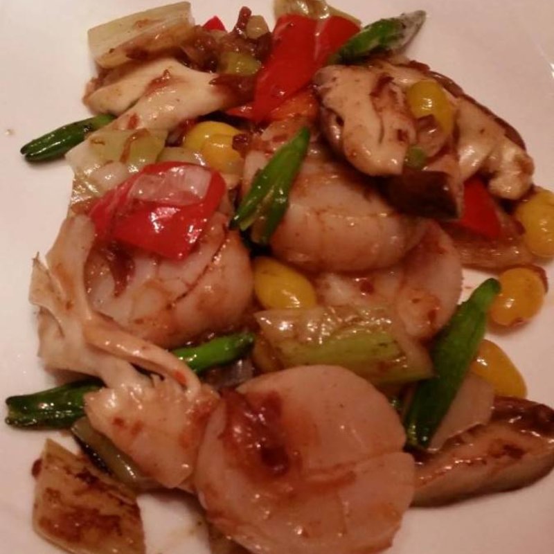 帆立貝柱のXO醤炒め(堂島ホテル 中国料理 瑞兆)