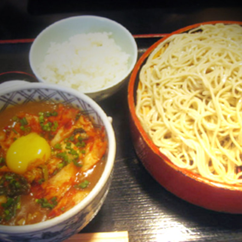 キムチカレー蕎麦（大盛）(長生庵 （ちょうせいあん）)