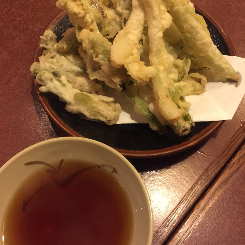 春の野菜天盛合せ(寿司酒家七福食堂)