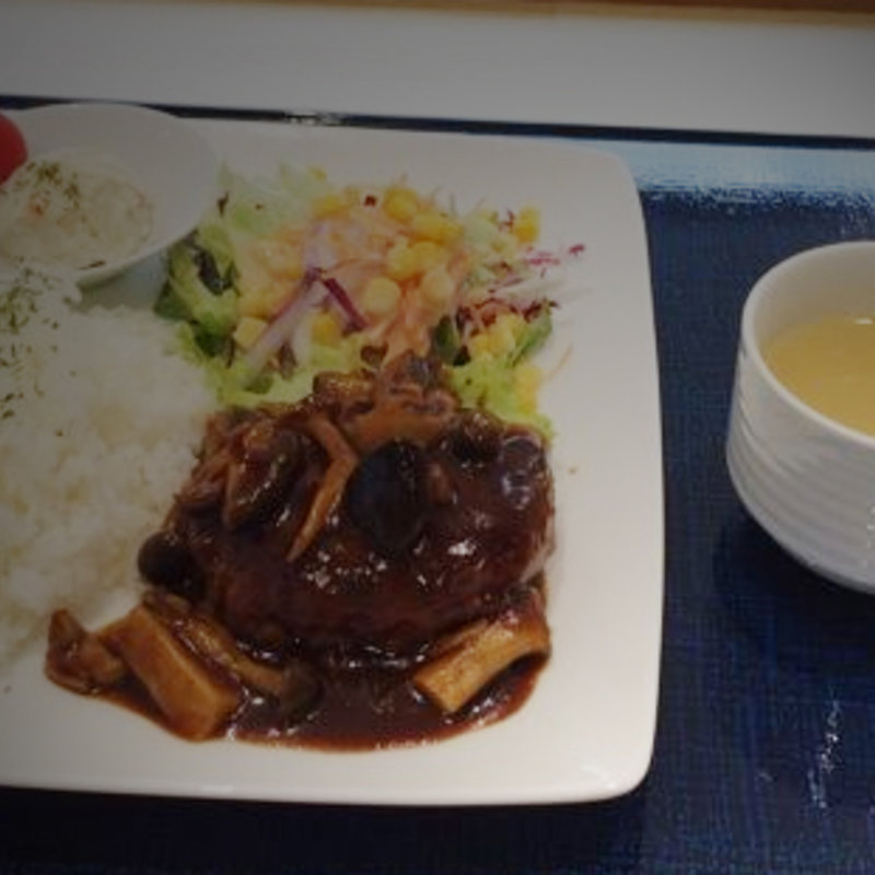 ハンバーグプレート(紅葉　)