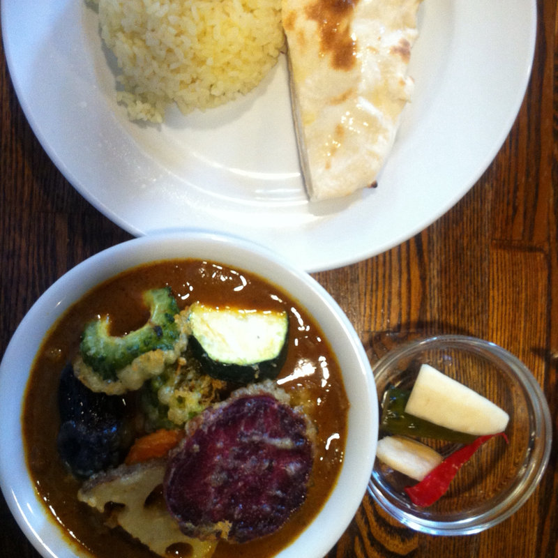 fried vegetable curry(ヘンドリクス カリー バー （HENDRIX CURRY BAR）)