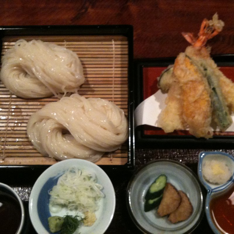 味くらべ天麩羅付き (佐藤養助 総本店 （さとうようすけ）)