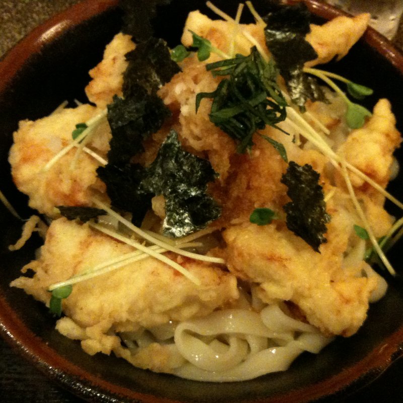 名古屋コーチン　きしめん(名代きしめん 住よし JR名古屋駅3・4番ホーム店)