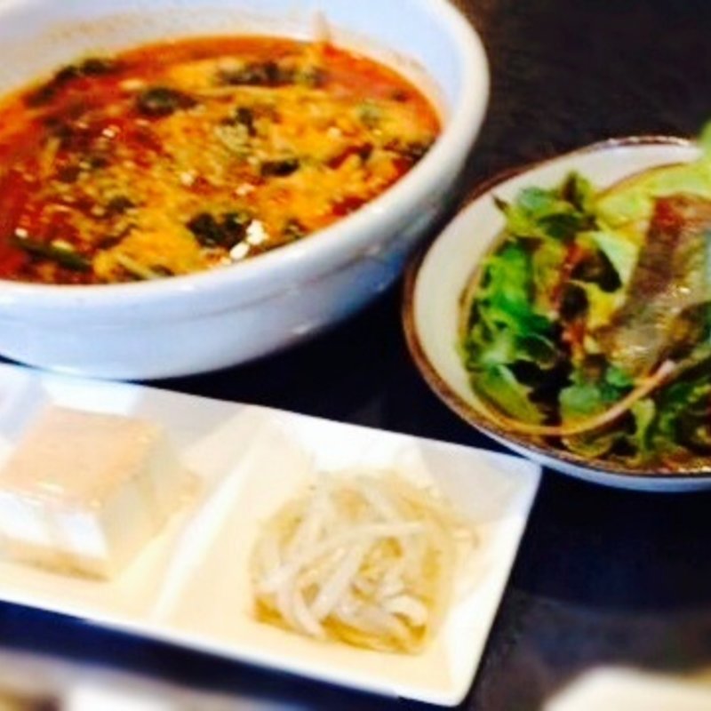 ユッケジャンスープセット(焼肉じゅうじゅう百)