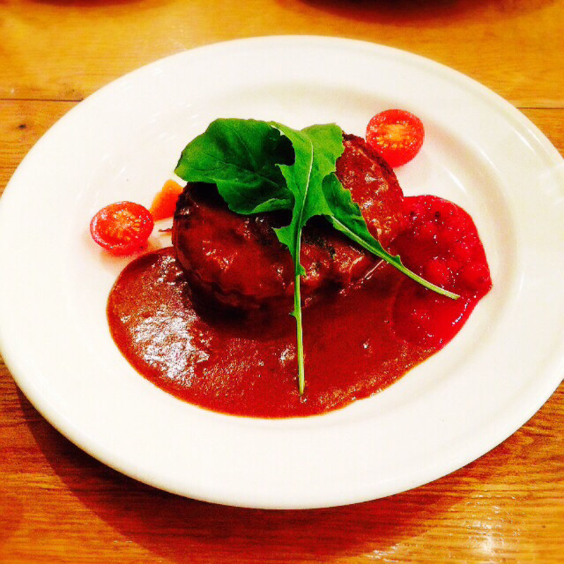 ハンバーグ(ワイアード カフェ 品川 （WIRED CAFE）)