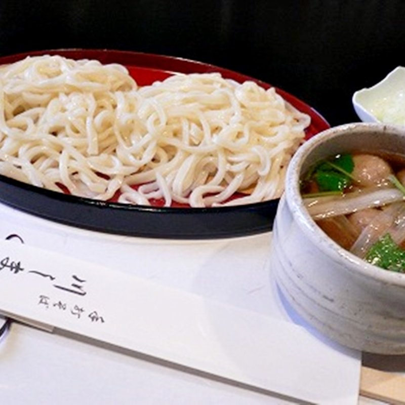 鴨つくねうどん(川しま)