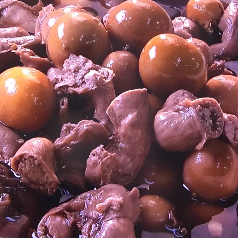 鶏のもつ煮(平八)