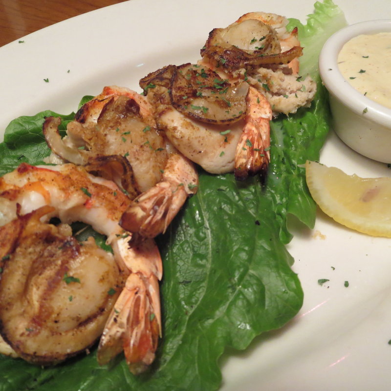 グリル・スカロップとシュリンプ(アウトバック・ステーキハウス・南町田グランベリーモール店)