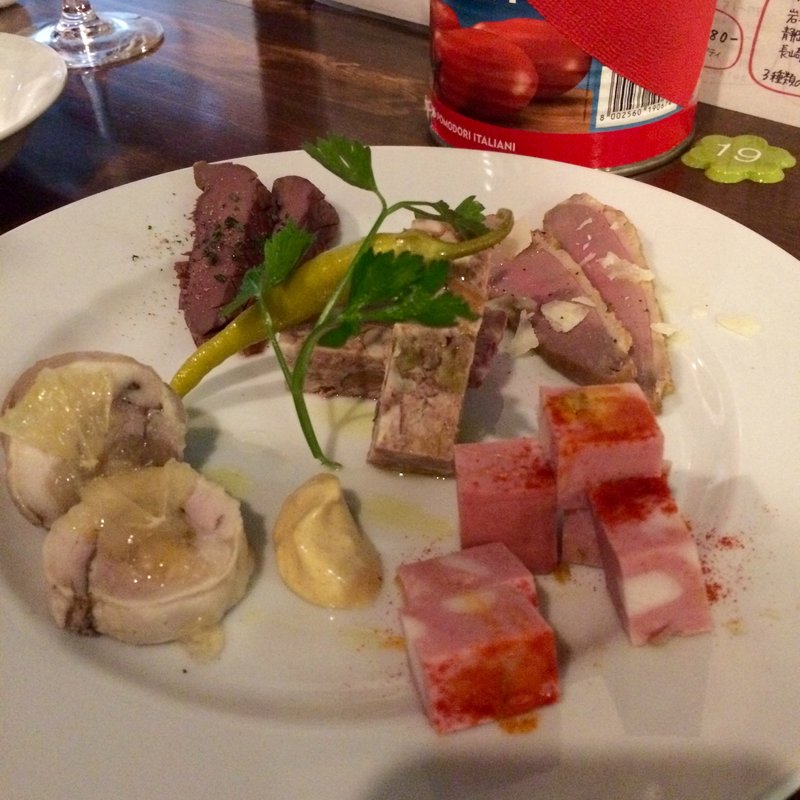 お肉の前菜5種盛り(ブッチャーズ＋バル 下北沢)