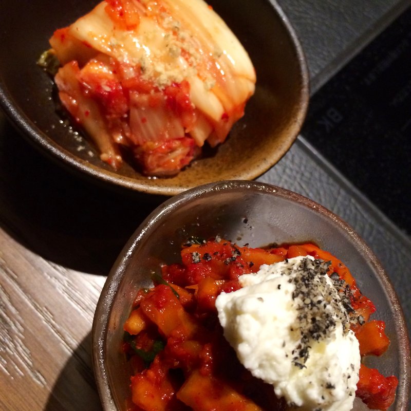 トマトキムチ リコッタチーズ添え(銀座MUN)