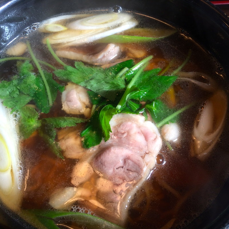 鴨南蛮そば(高尾亭 羽衣支店 （そば処羽衣町高尾亭）)