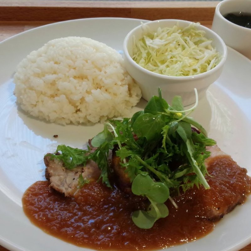 ローストポークたまねぎのソース(日替りプレートランチ)(ジャックポット 狛江 )