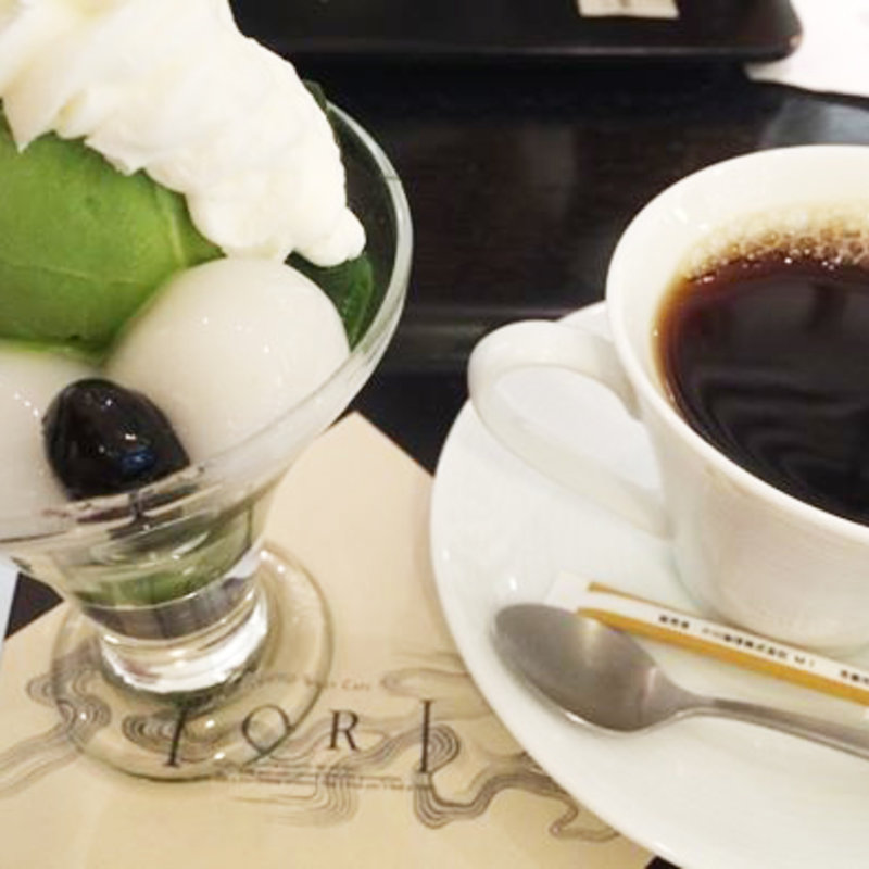 抹茶パフェ(IORI cafe)