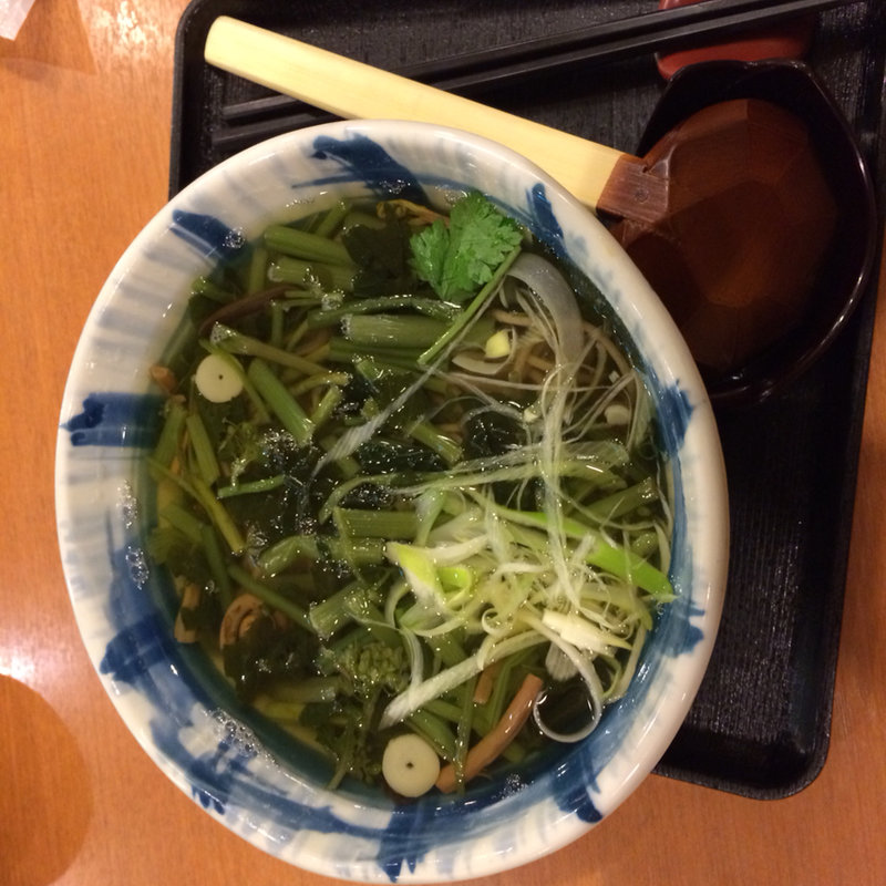 葉わさびそば(そじ坊)