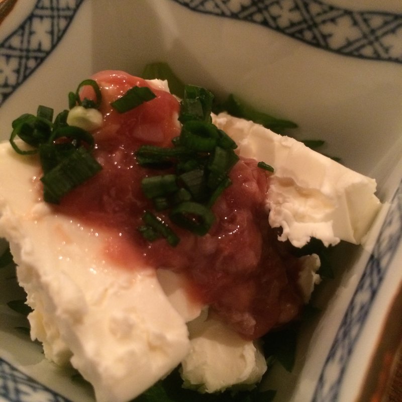 クリームチーズ酒盗(しみず酒美家)