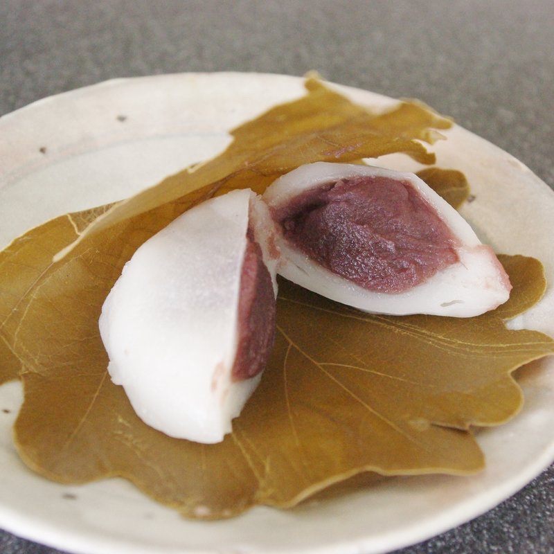 柏餅　こし餡(寿堂京菓子司)