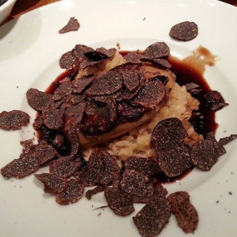 フォアグラとトリュフのリゾット(シャンパン食堂 )